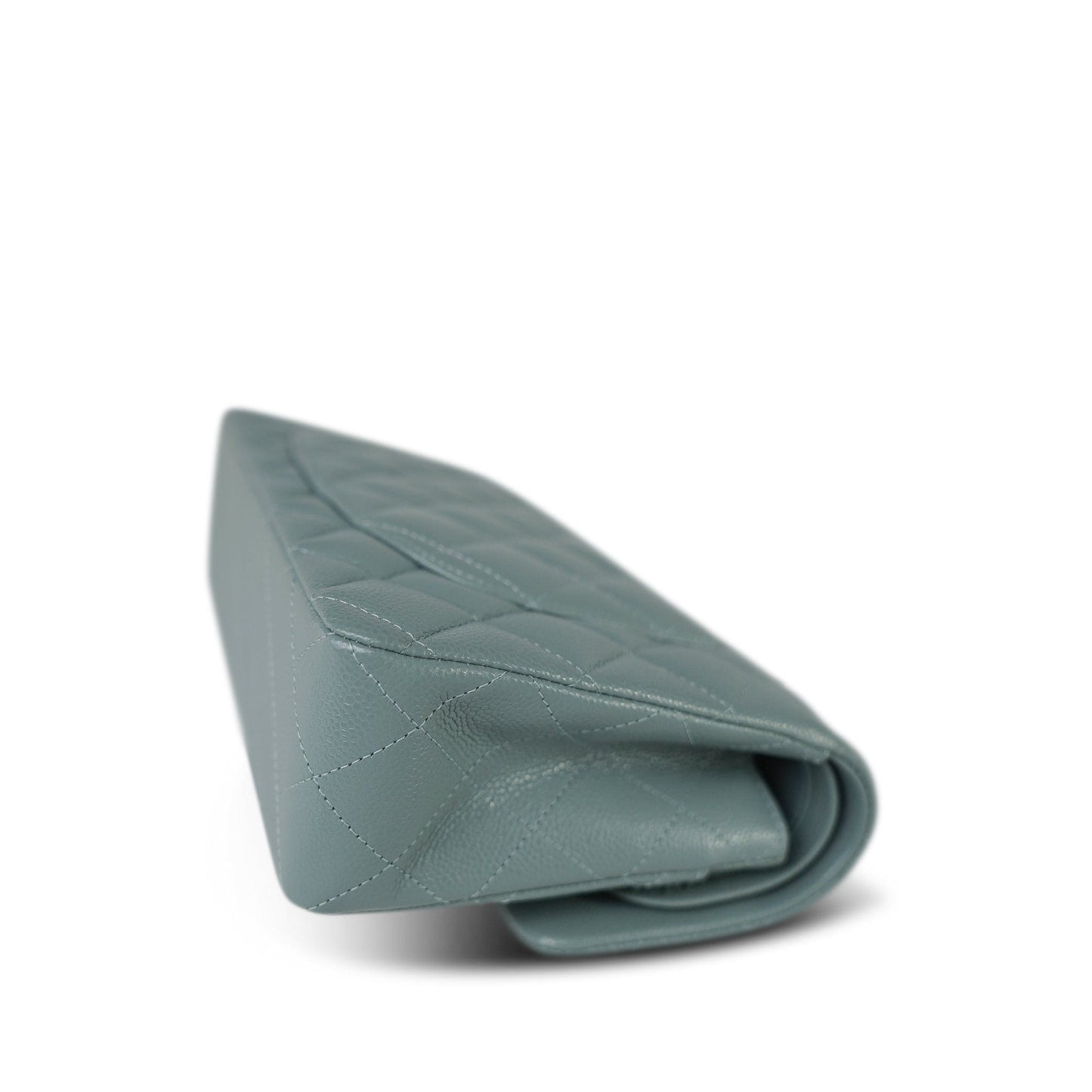 20B Blue Caviar Quilted Classic Flap Small Silver Hardware