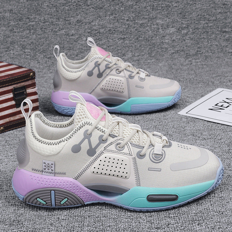 Cotton Candy Basketball Sneakers