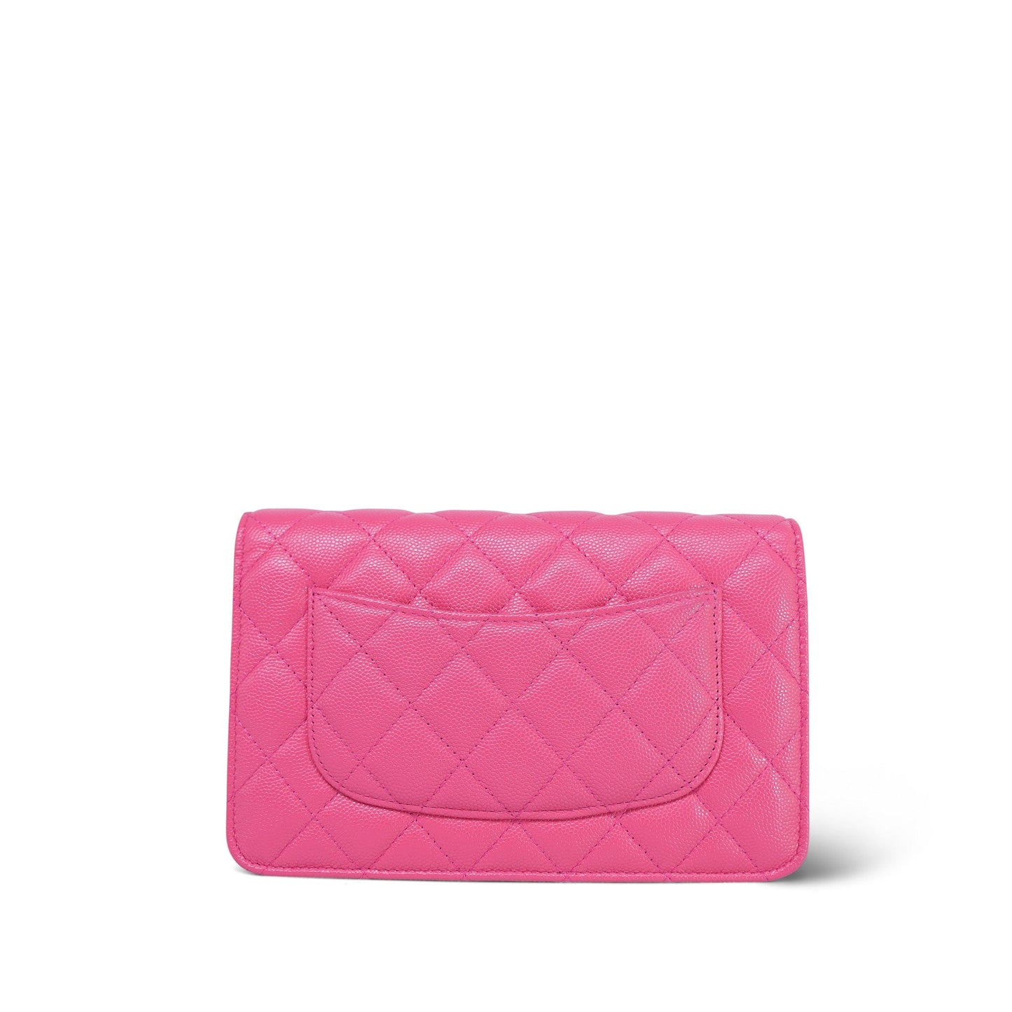 20K Pink Caviar Quilted Wallet on Chain WOC LGHW