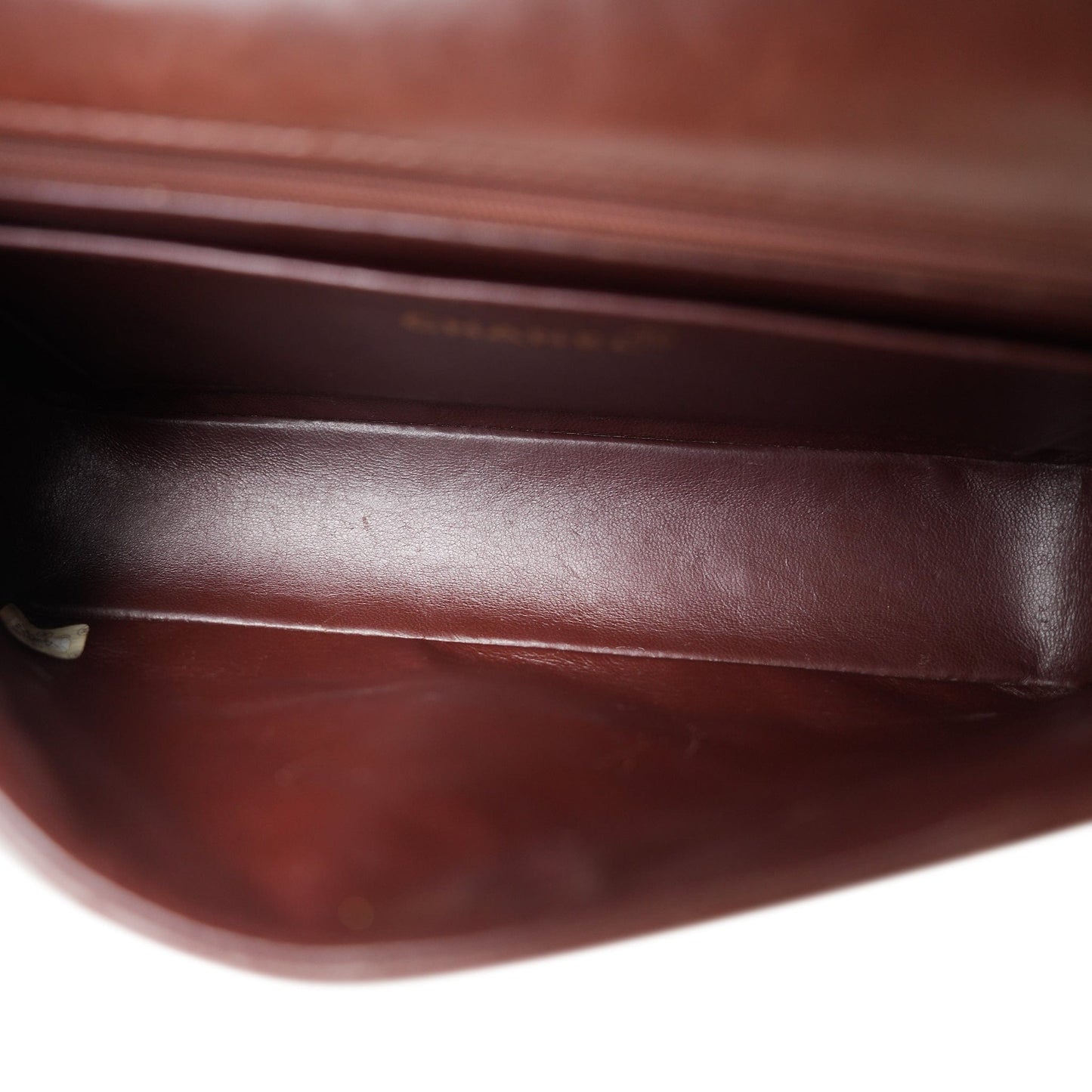 Vintage Brown Lambskin Quilted Single Flap Medium Tortoiseshell Hardware