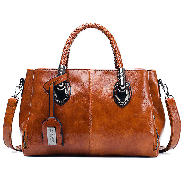 Vintage Oil Wax Luxury Handbags