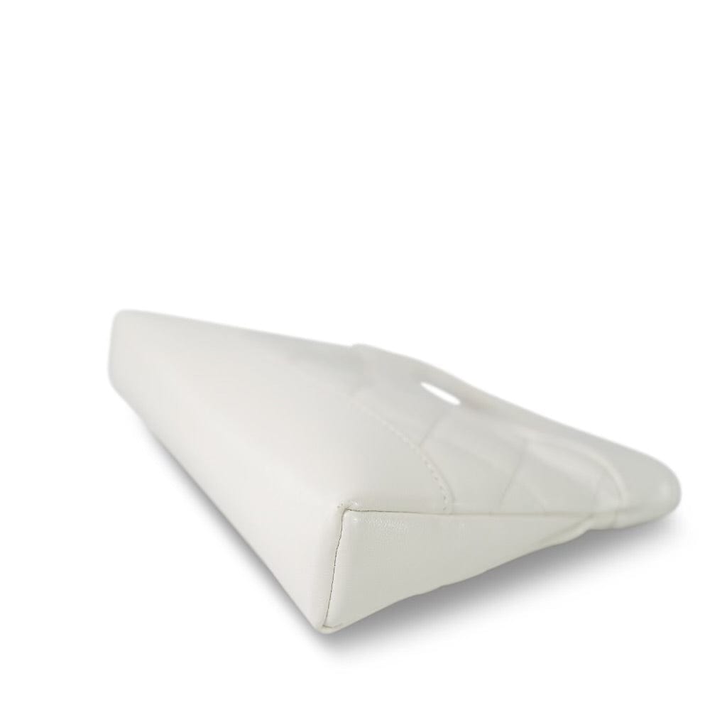 White 31 Nano Shopping Bag Light Gold Hardware