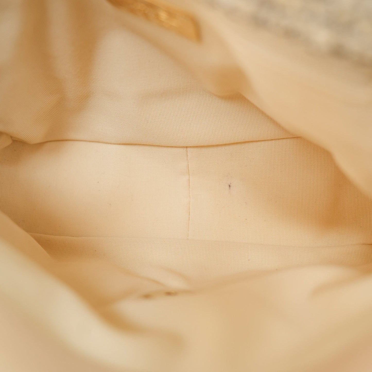 21S Ecru Black & White Tweed Quilted Small 19 Flap MHW