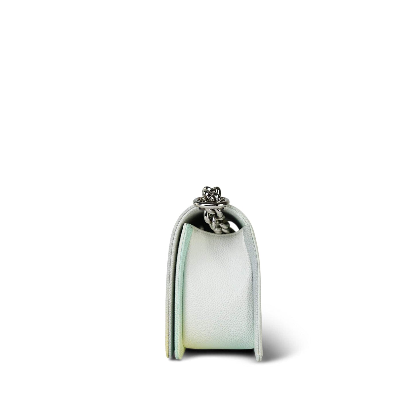 18P Cuba Rainbow Caviar Quilted Boy Bag Old Medium Silver Hardware