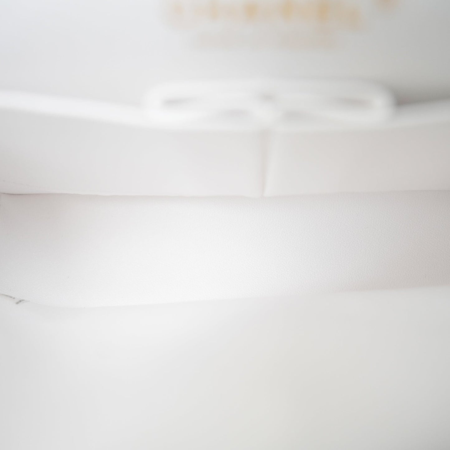 White Caviar Quilted Classic Flap Medium Light Gold Hardware