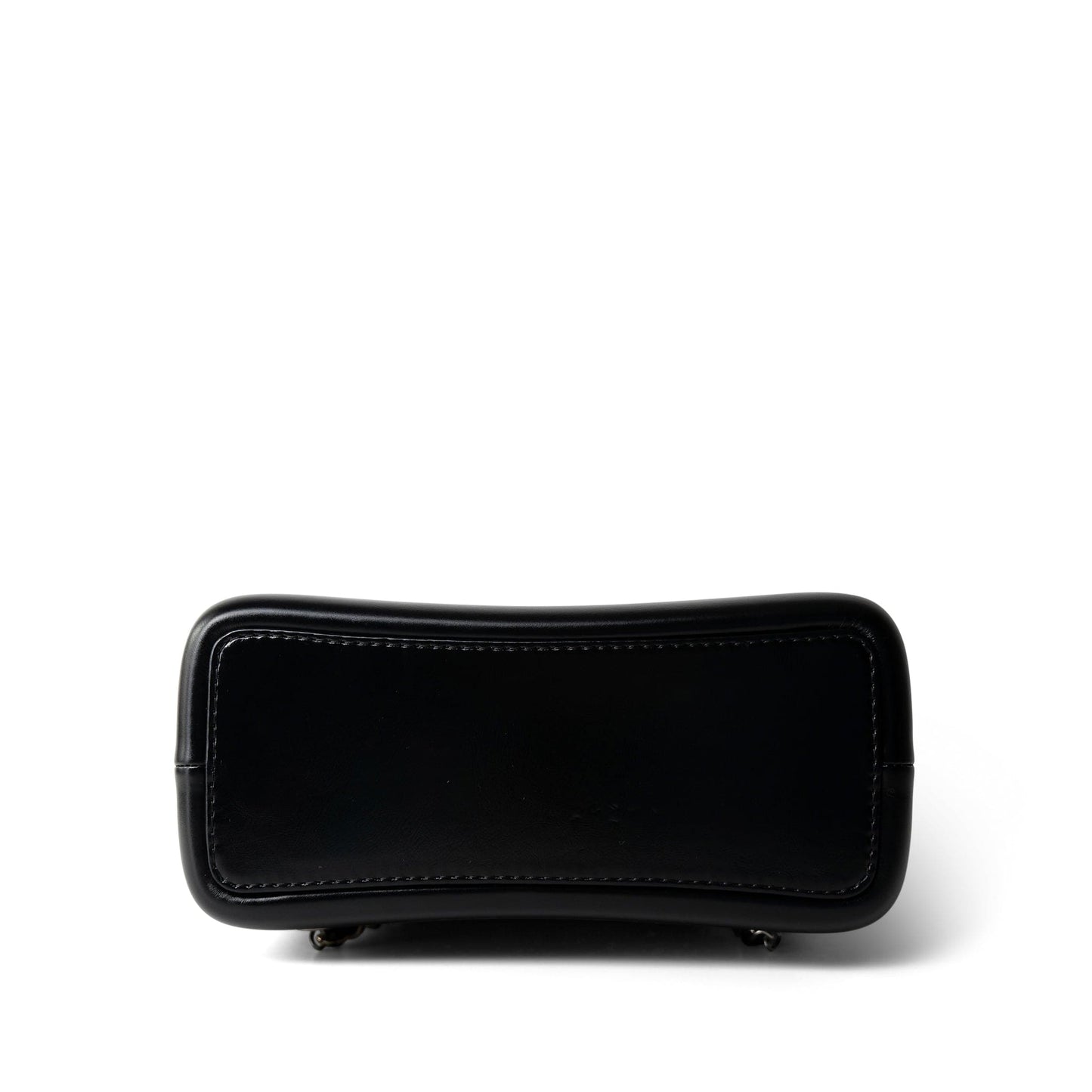 19C Black Aged Calfskin Quilted Gabrielle Backpack