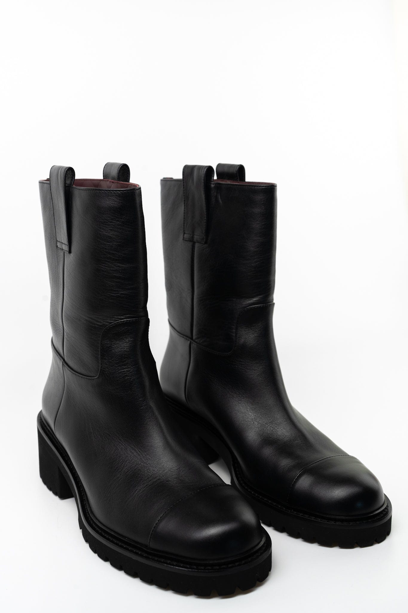 20A Leather CC Signature Cap Toe Ankle Midcalf Short Boots Booties