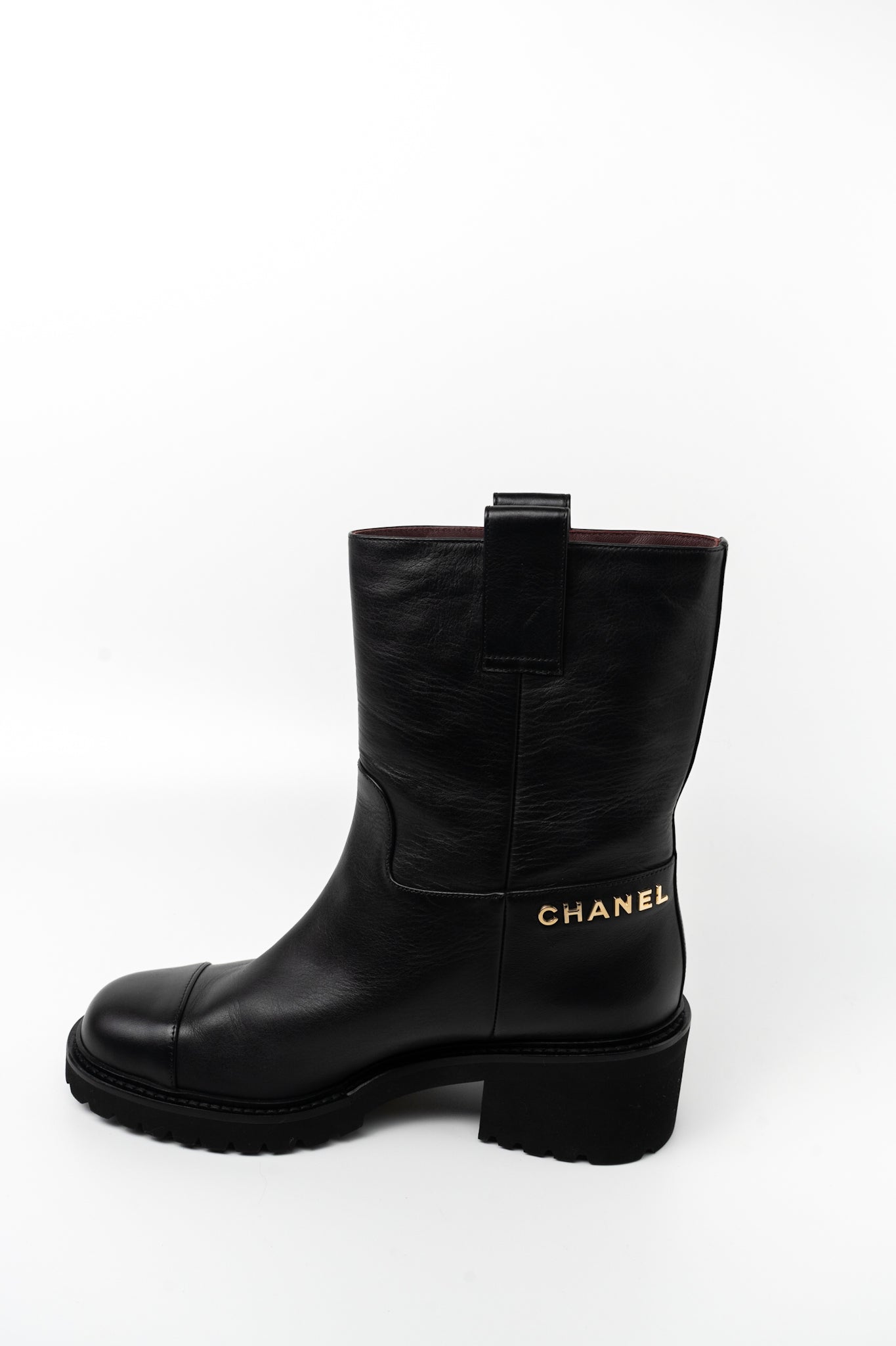 20A Leather CC Signature Cap Toe Ankle Midcalf Short Boots Booties