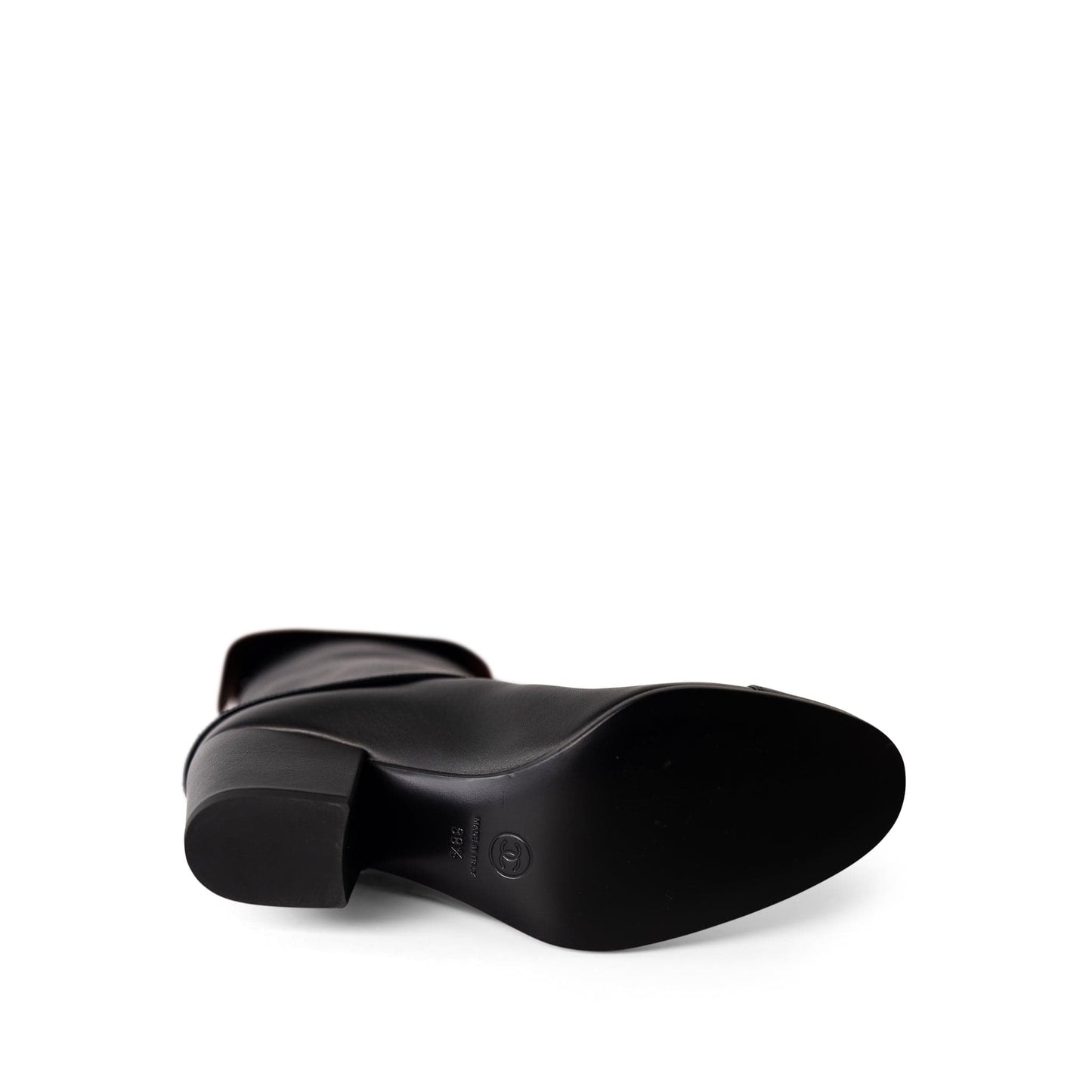 20K CC Black & Brown High Boots (Size 39.5 / 9.5 US)