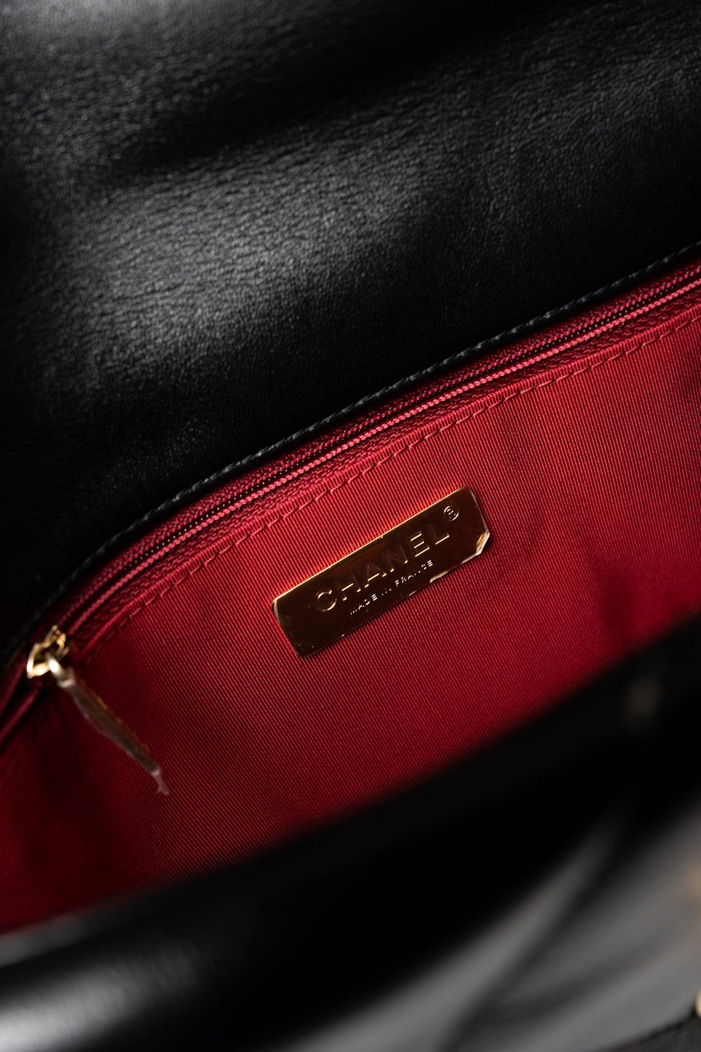 21C Black Lambskin Quilted 19 Flap Small Mixed Hardware