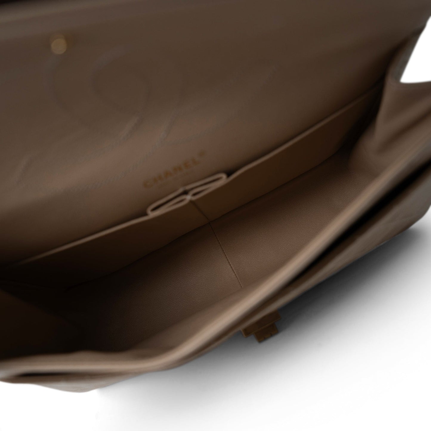 15P Beige Crumpled Calfskin Quilted Reissue 2.55 Flap 227 Aged Gold Hardware