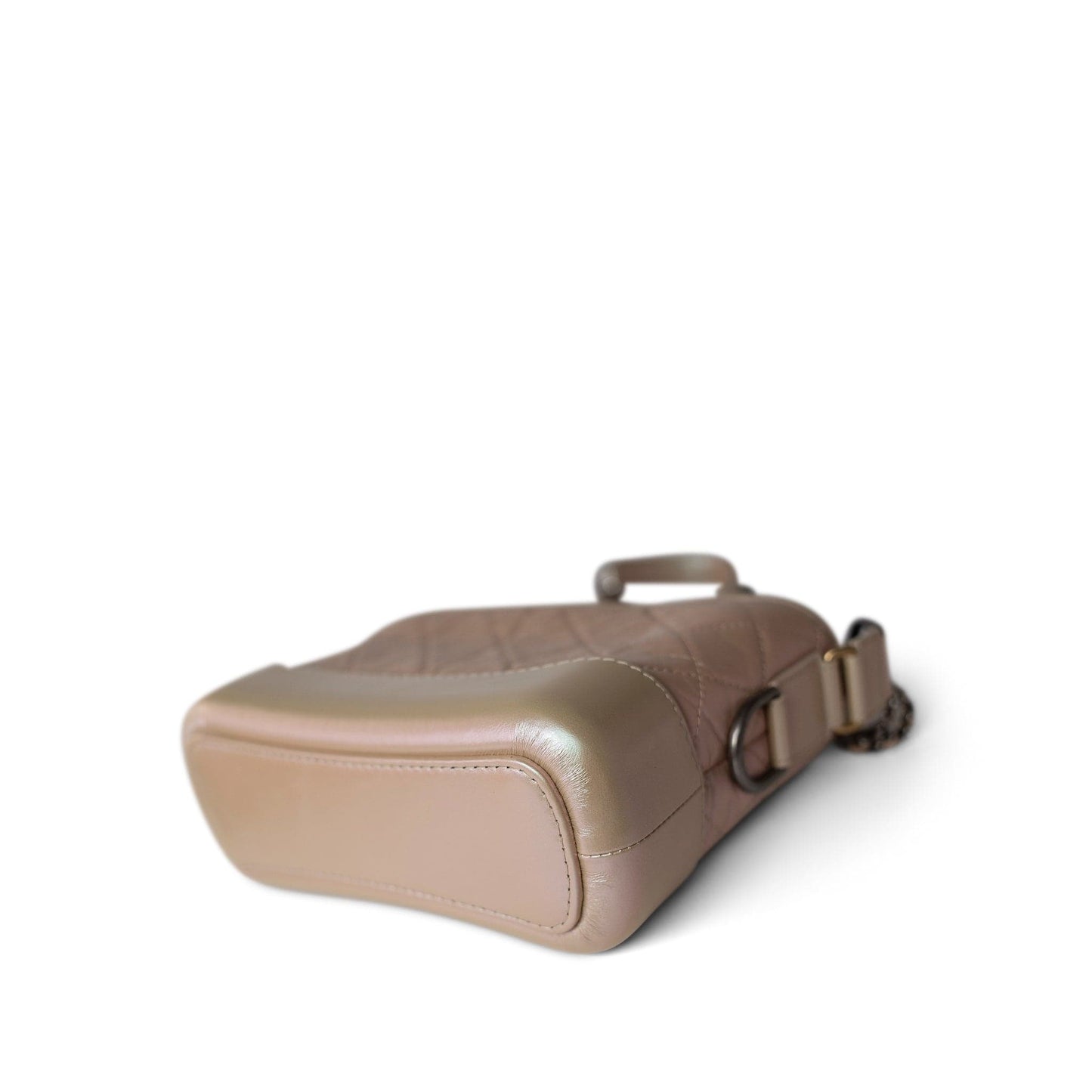 19S Pearly Beige Aged Calfksin Quilted Gabrielle Bag