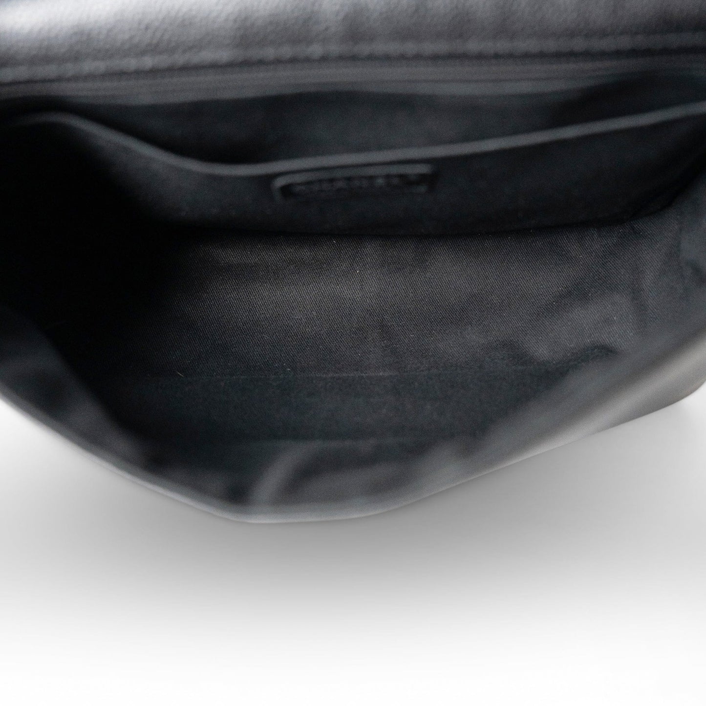 12P Caviar Large Timeless CC Flap Black