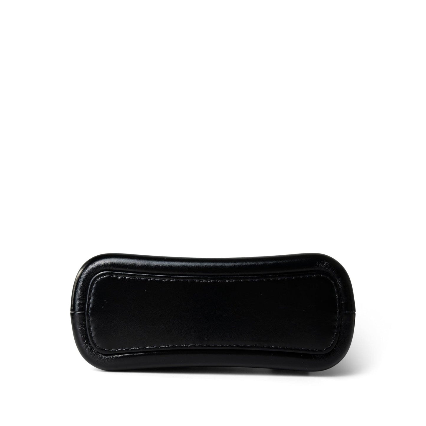 19B So Black Aged Calfskin Chevron Small Hobo Gabrielle Bag