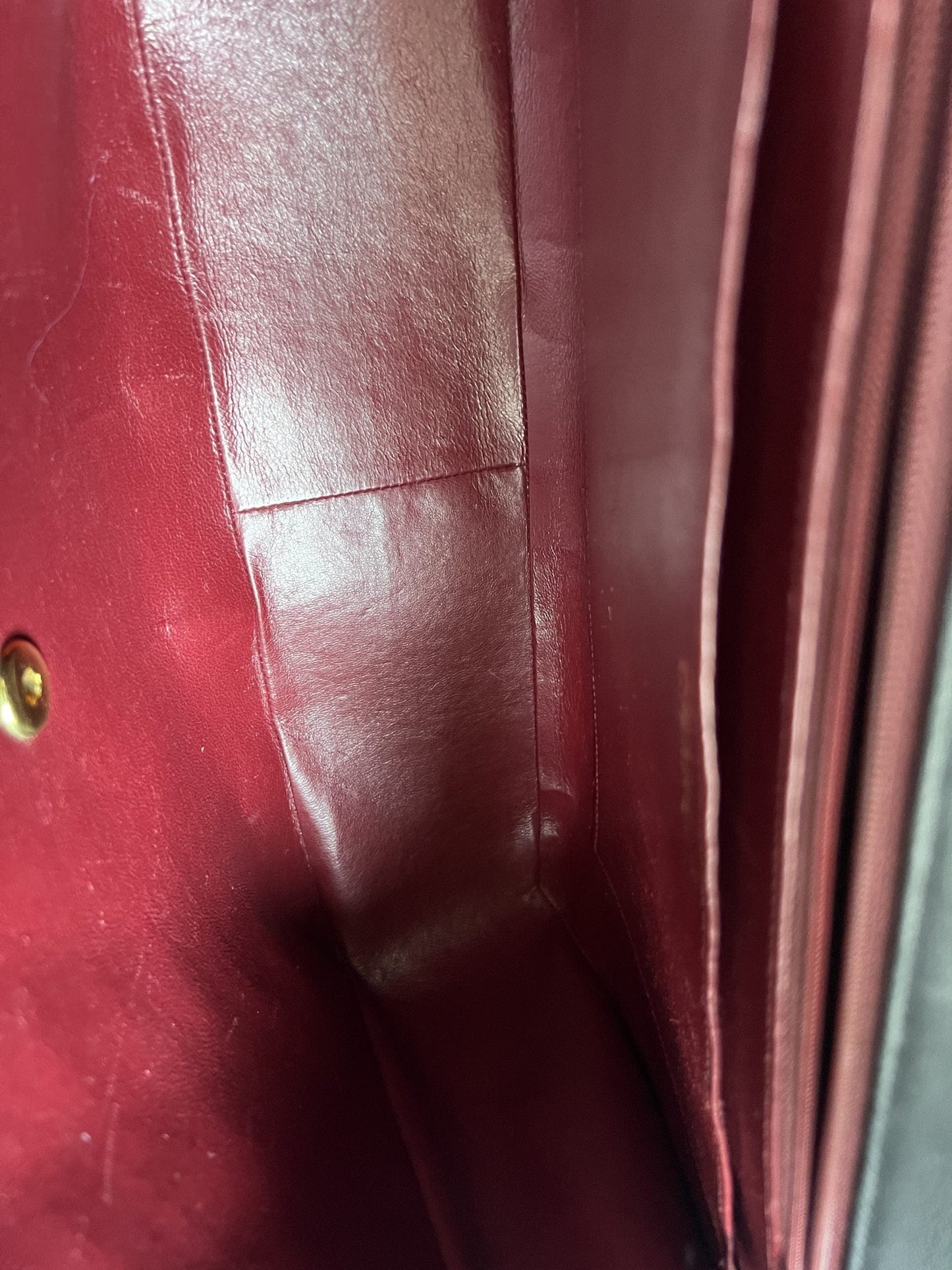 Vintage Black Lambskin Quilted Jumbo XL Single Flap -