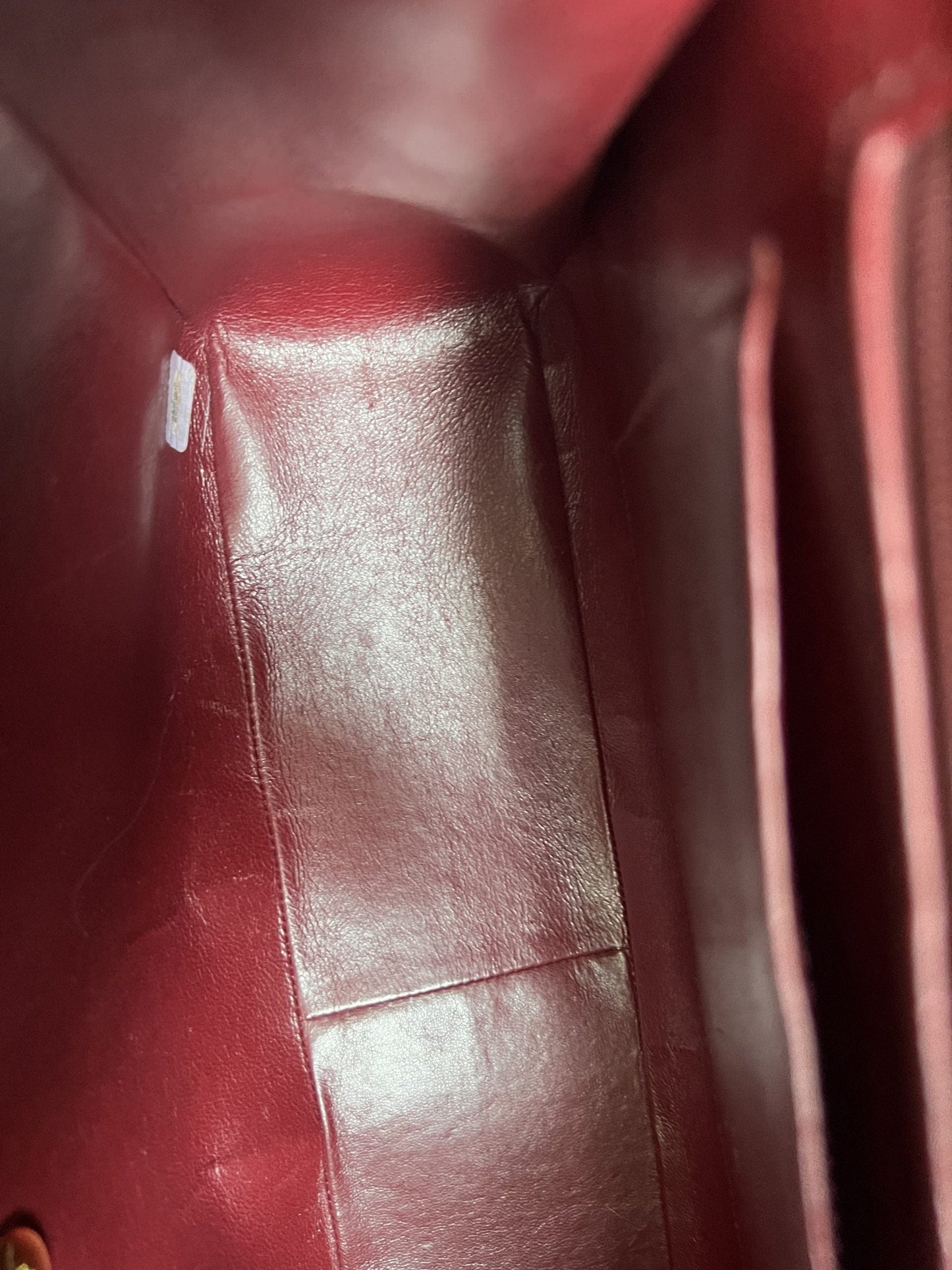 Vintage Black Lambskin Quilted Jumbo XL Single Flap -