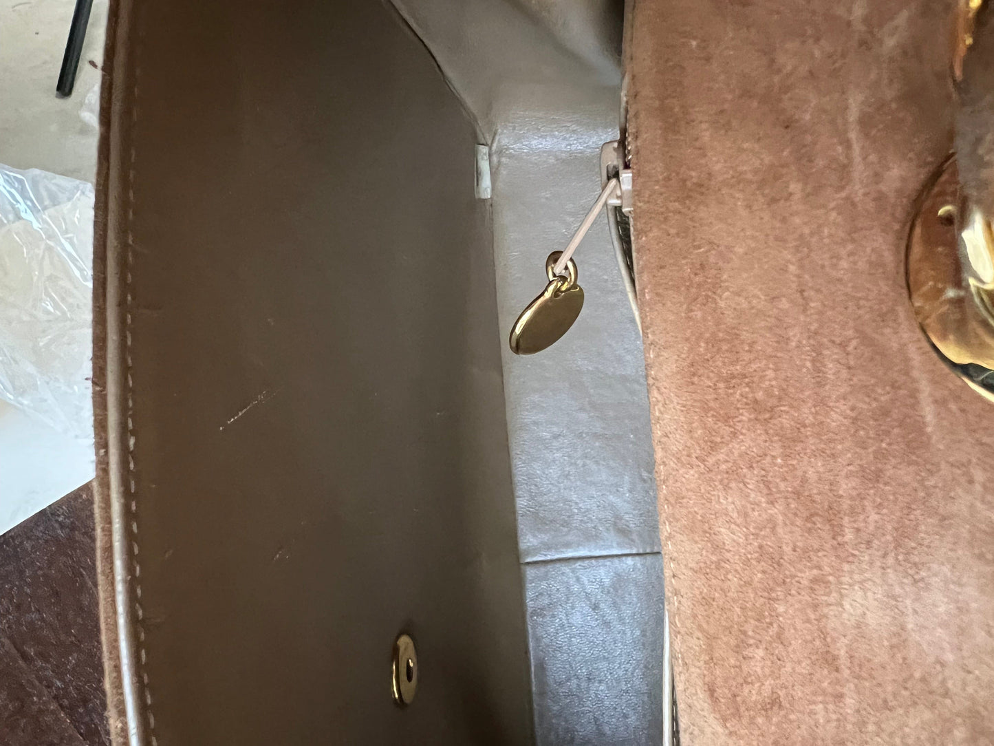 Vintage Tan/Brown Suede Quilted Jumbo XL Single Flap 24k GHW