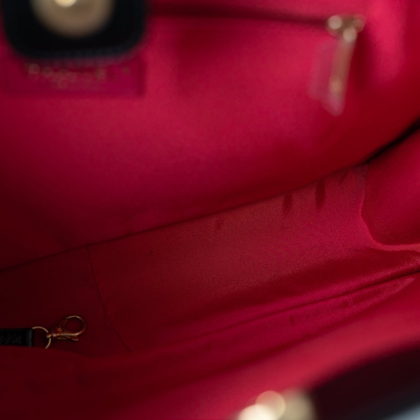 20A Large Black Leather Shopping Tote Antique Gold Hardware