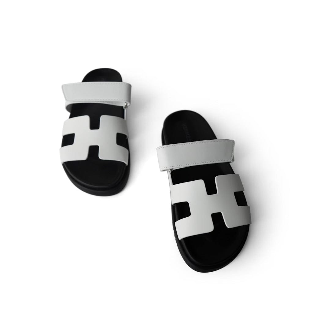 White Chypre Sandals 38.5 / 7.5 US