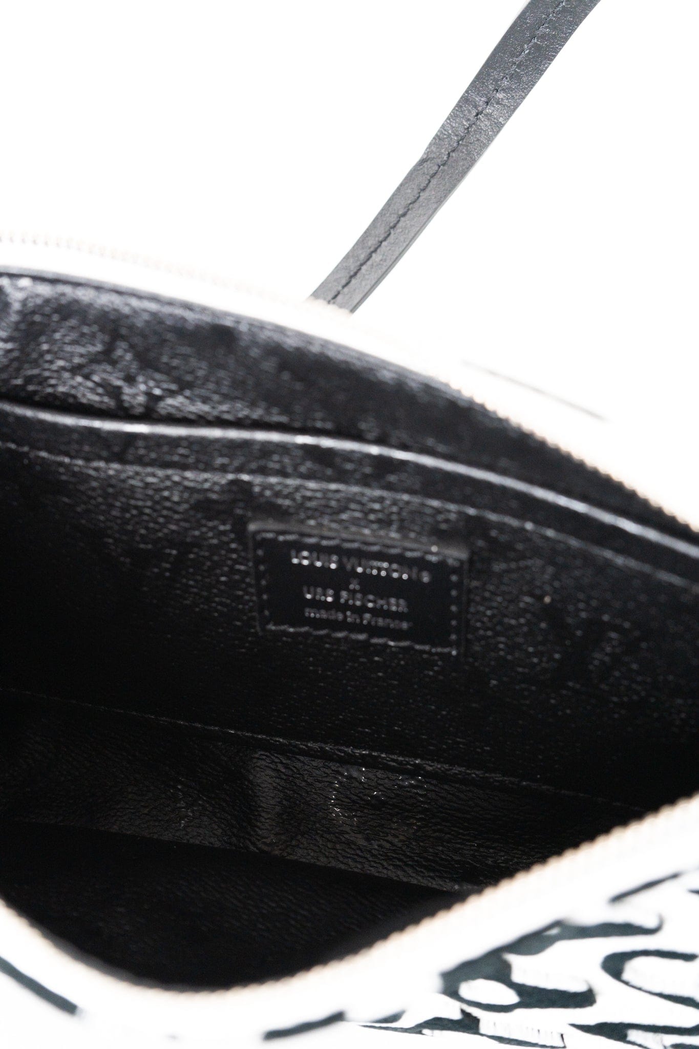 Tufted Monogram X UF Pochette Accessories Black White