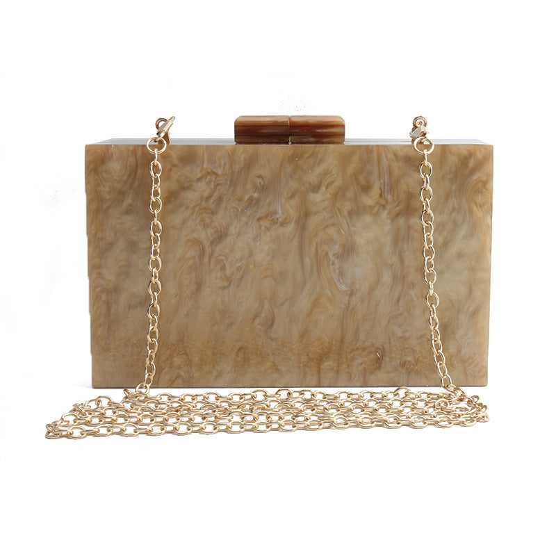 Luxury Marble Pattern Acrylic Bag