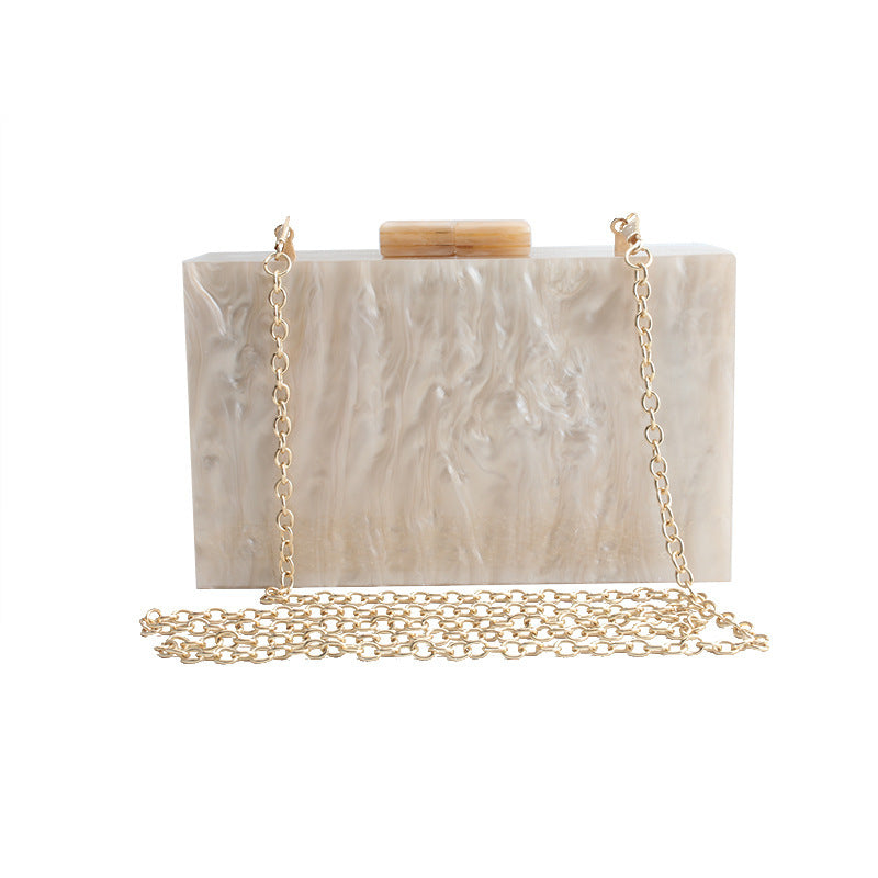 Luxury Marble Pattern Acrylic Bag