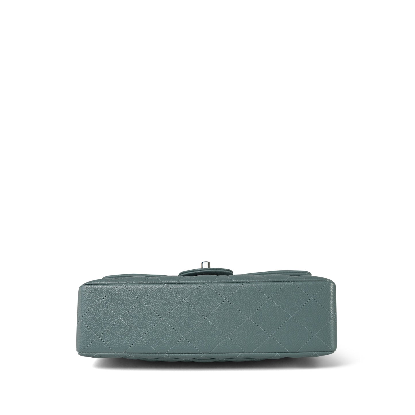 20B Blue Caviar Quilted Classic Flap Small Silver Hardware