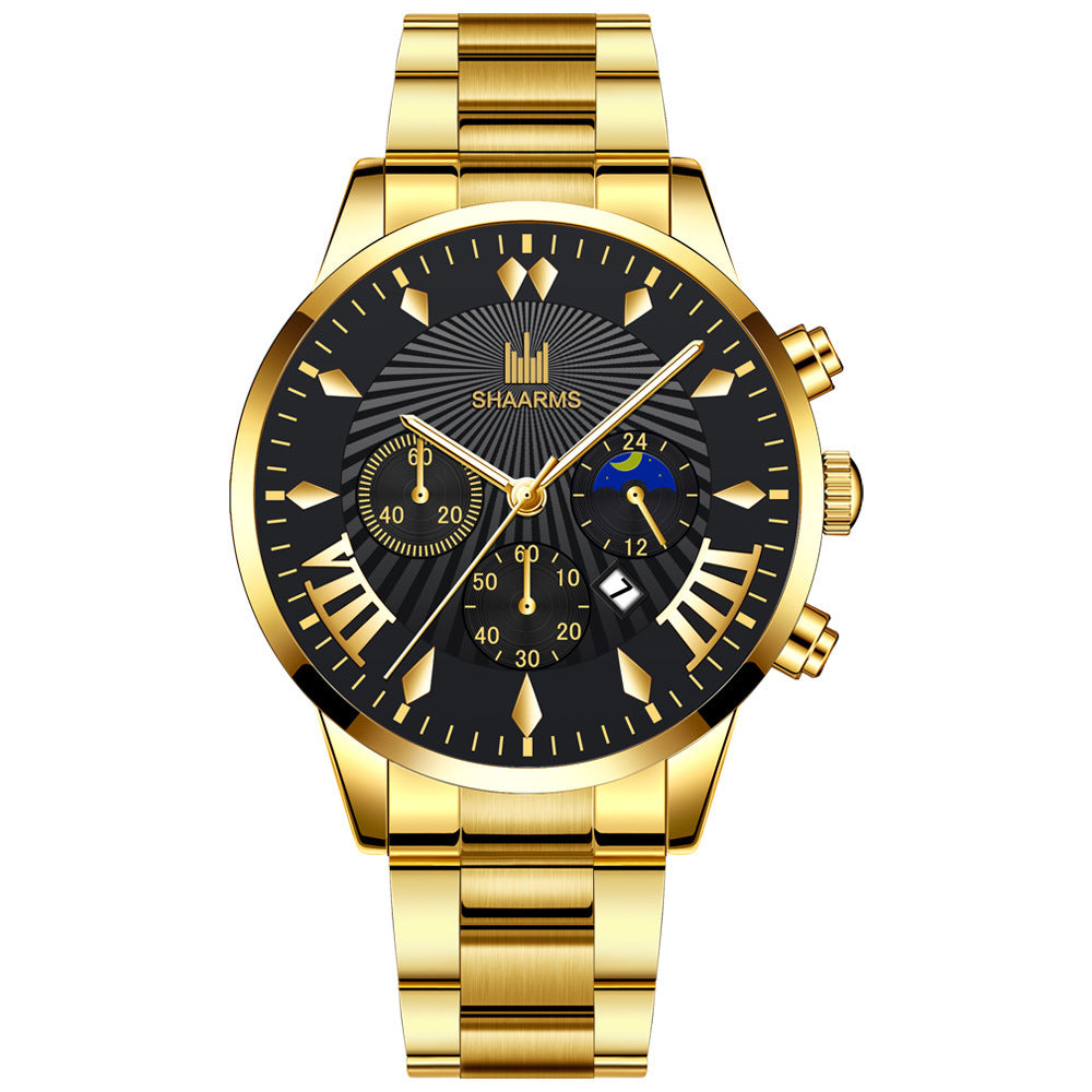 Classic Sun Pattern Watch