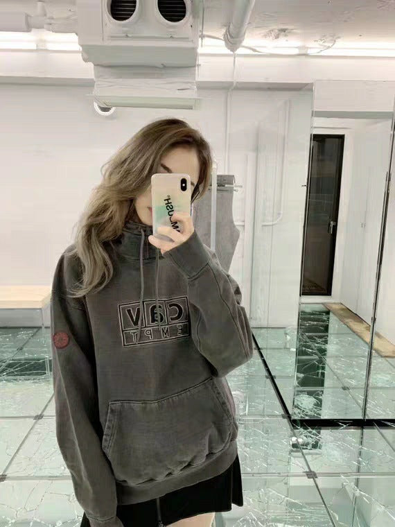 Make Old Embroidered Hoodie