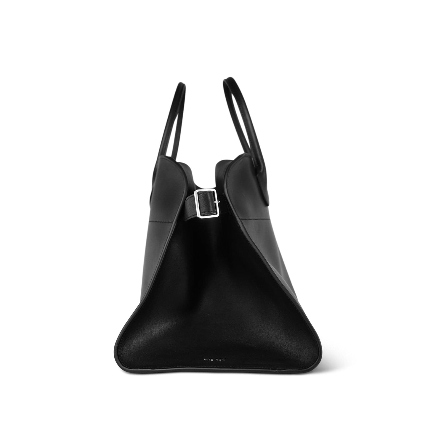 The Row Margaux 15 Black Calfskin Bag