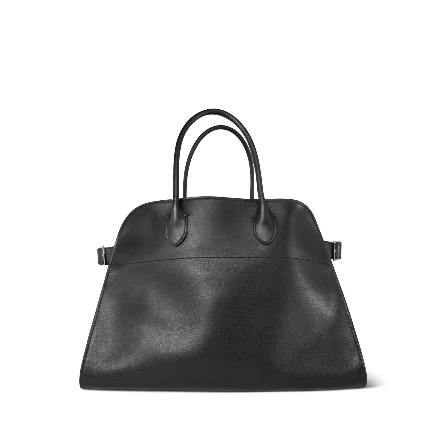 The Row Margaux 15 Black Calfskin Bag