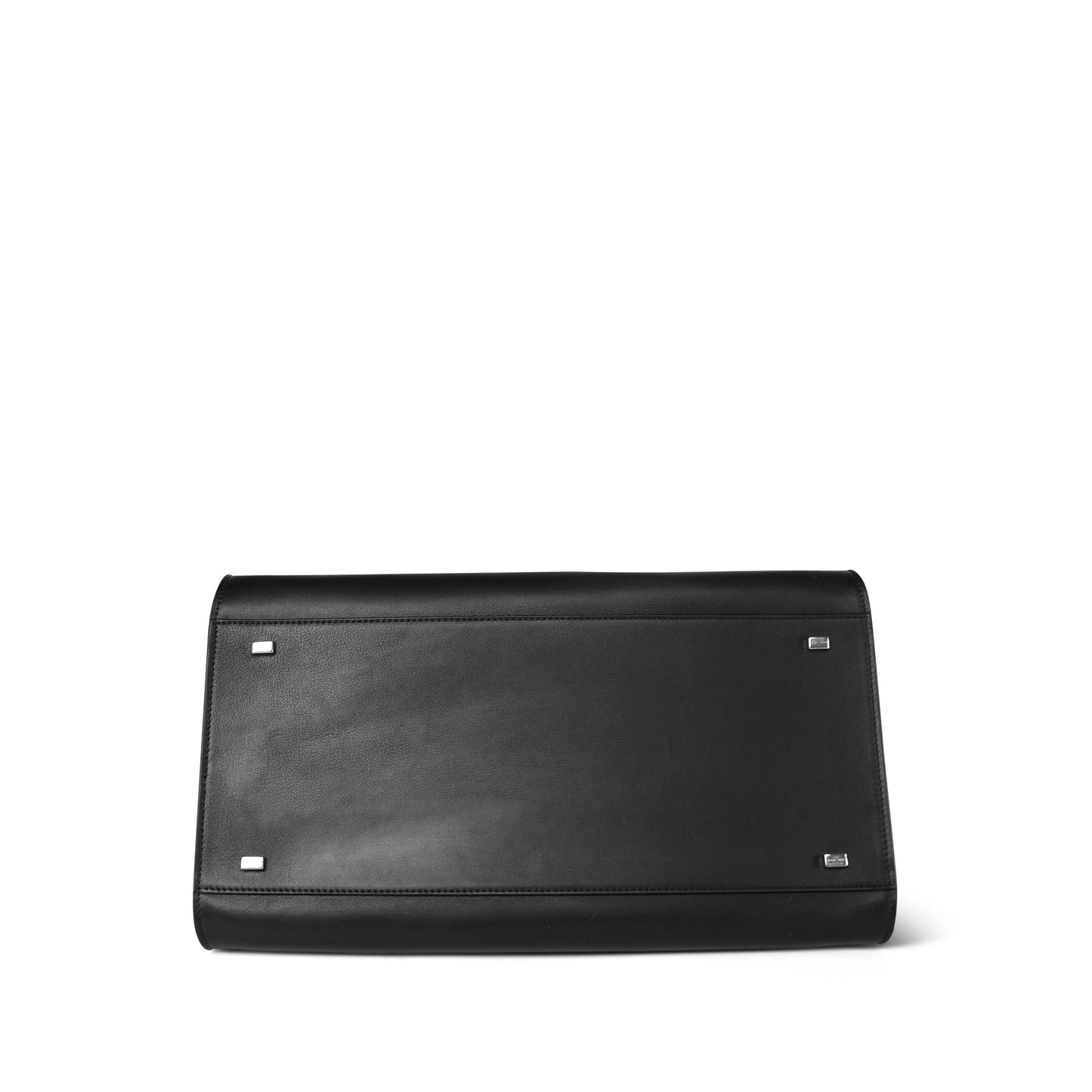 The Row Margaux 15 Black Calfskin Bag