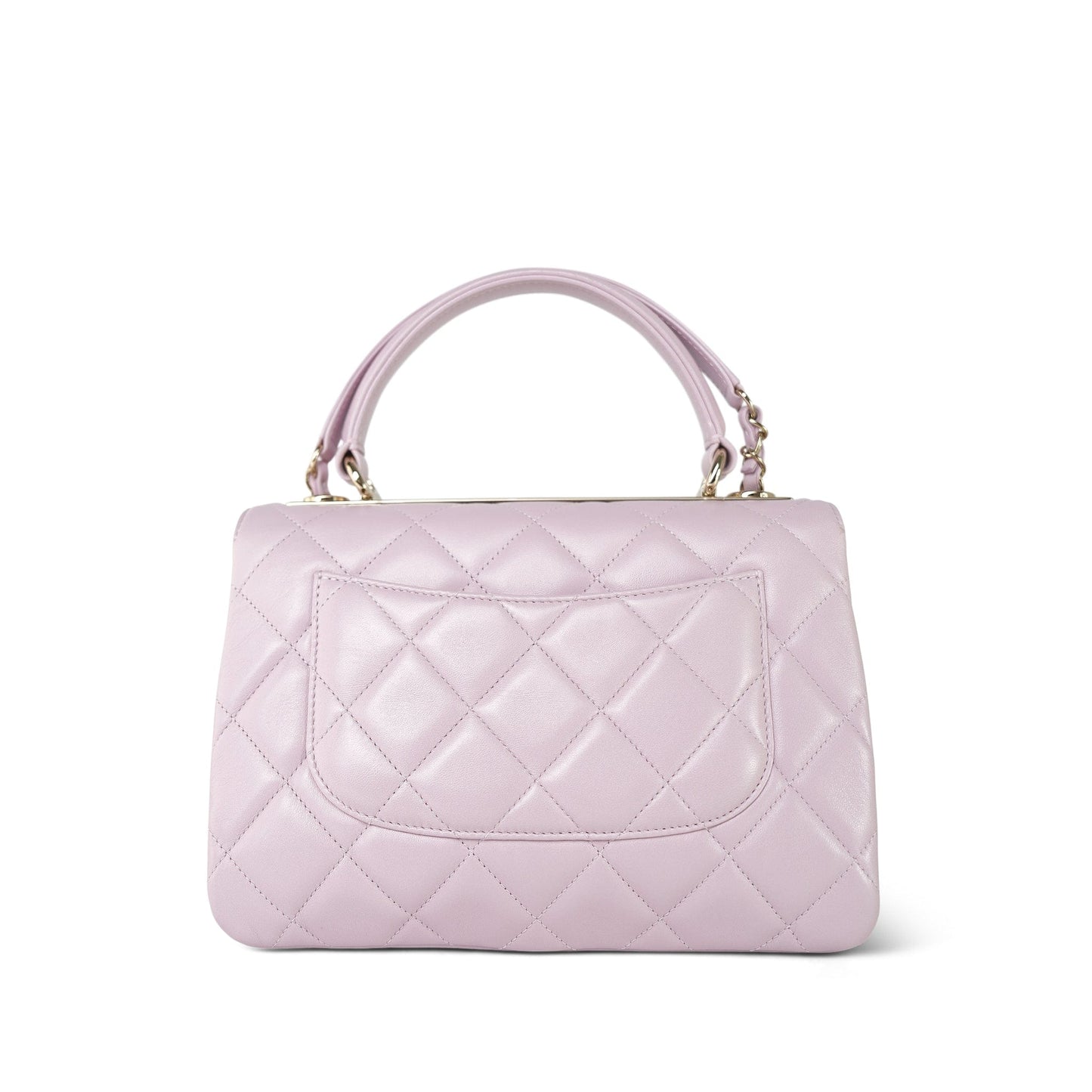 21S Light Pink Lambskin Quilted Trendy CC Small LGHW