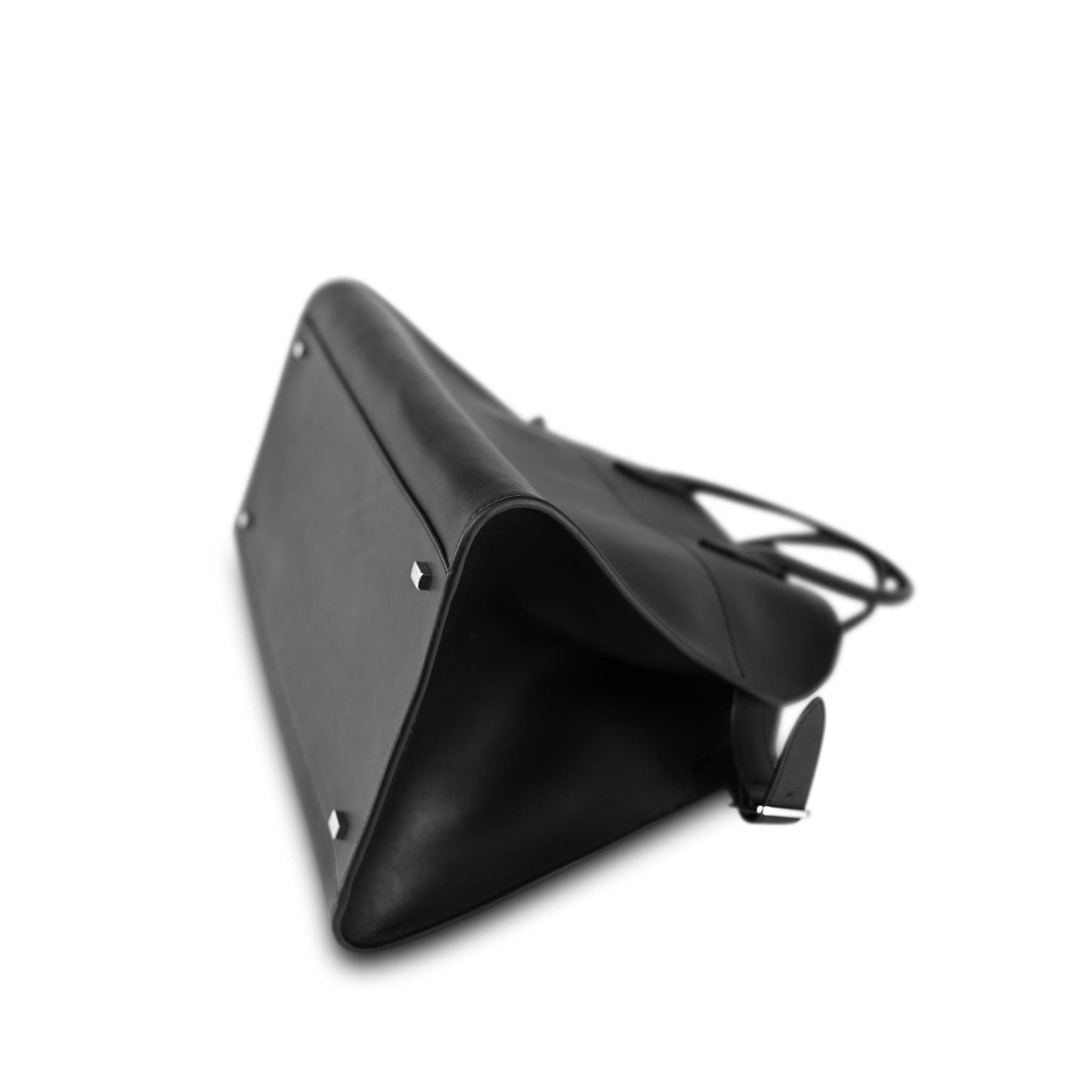 The Row Margaux 15 Black Calfskin Bag