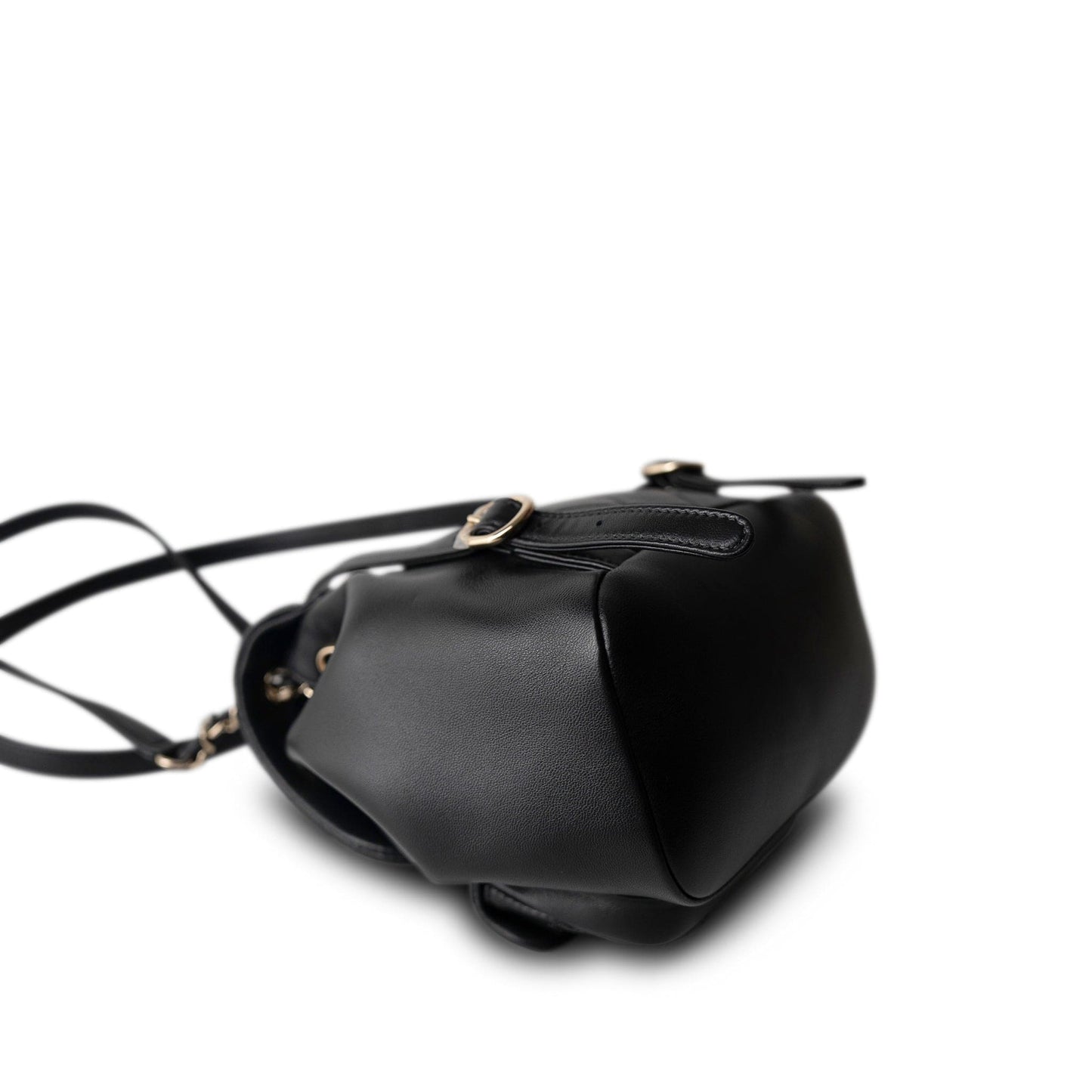 22A Black Lambskin Leather Duma Backpack Small LGHW