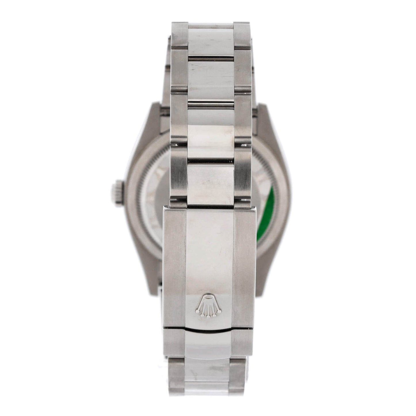 Oyster Perpetual Datejust Palm Motif Automatic Watch Stainless Steel and White Gold with Diamond Markers 36