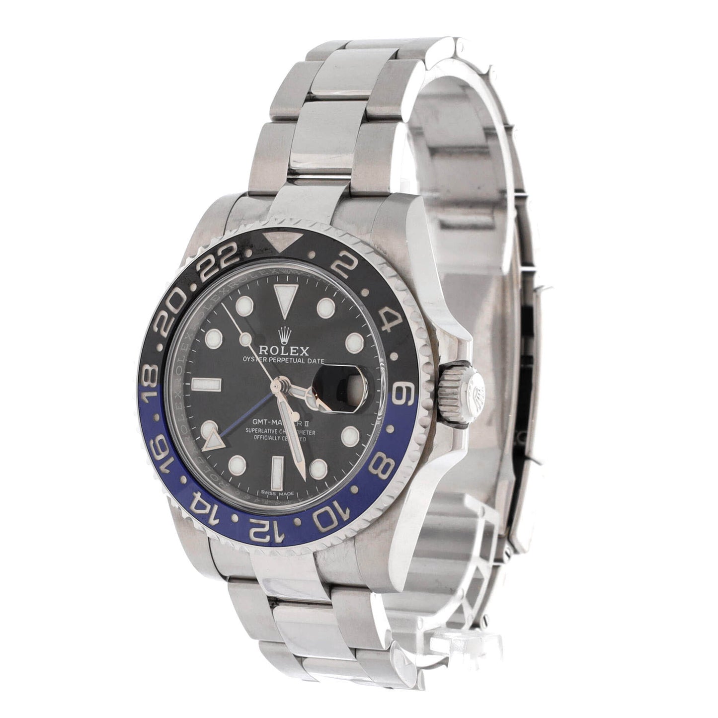 Oyster Perpetual Date GMT-Master II Batman Automatic Watch Stainless Steel and Cerachrom 40