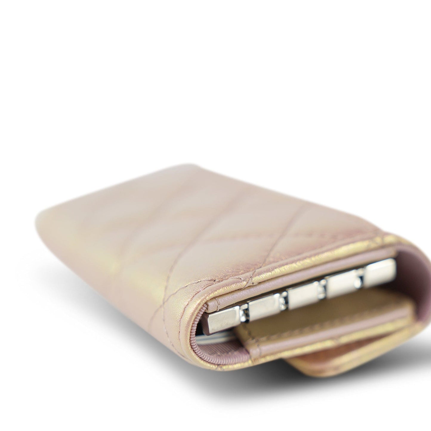 21K Pink Iridescent Key Holder Wallet SHW