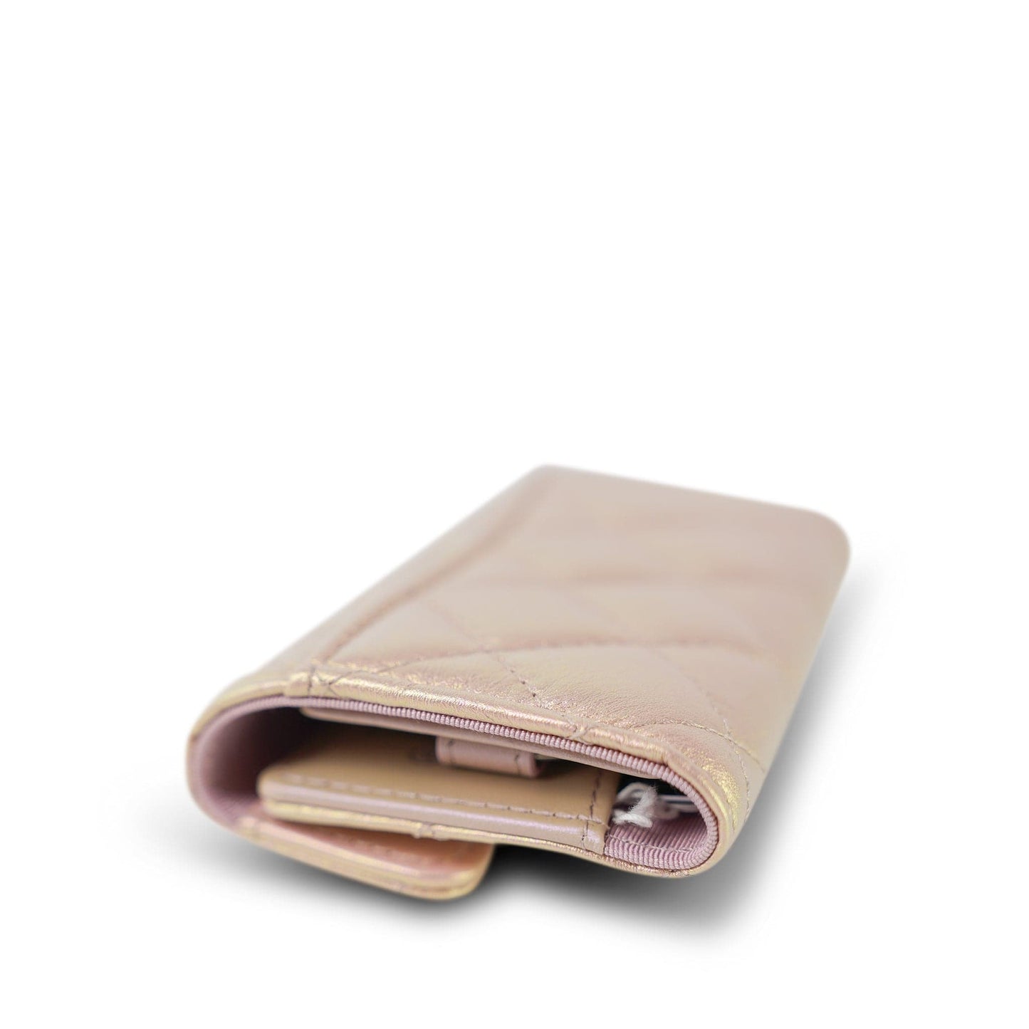 21K Pink Iridescent Key Holder Wallet SHW