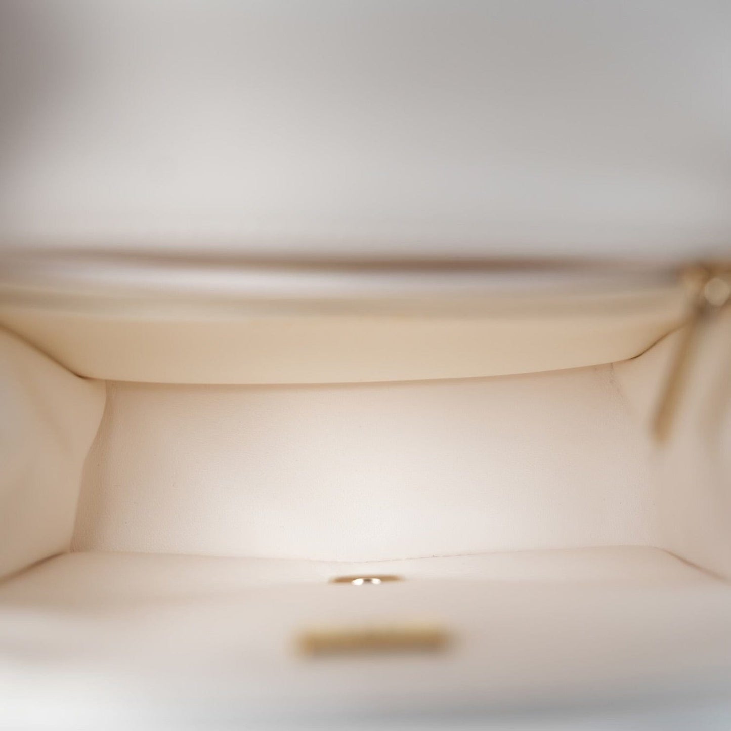 White Lambskin Quilted Monacoco Mini Square Flap LGHW