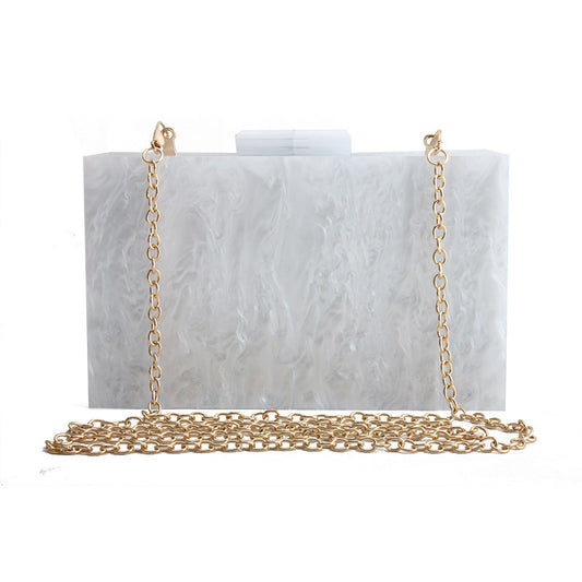 Luxury Marble Pattern Acrylic Bag