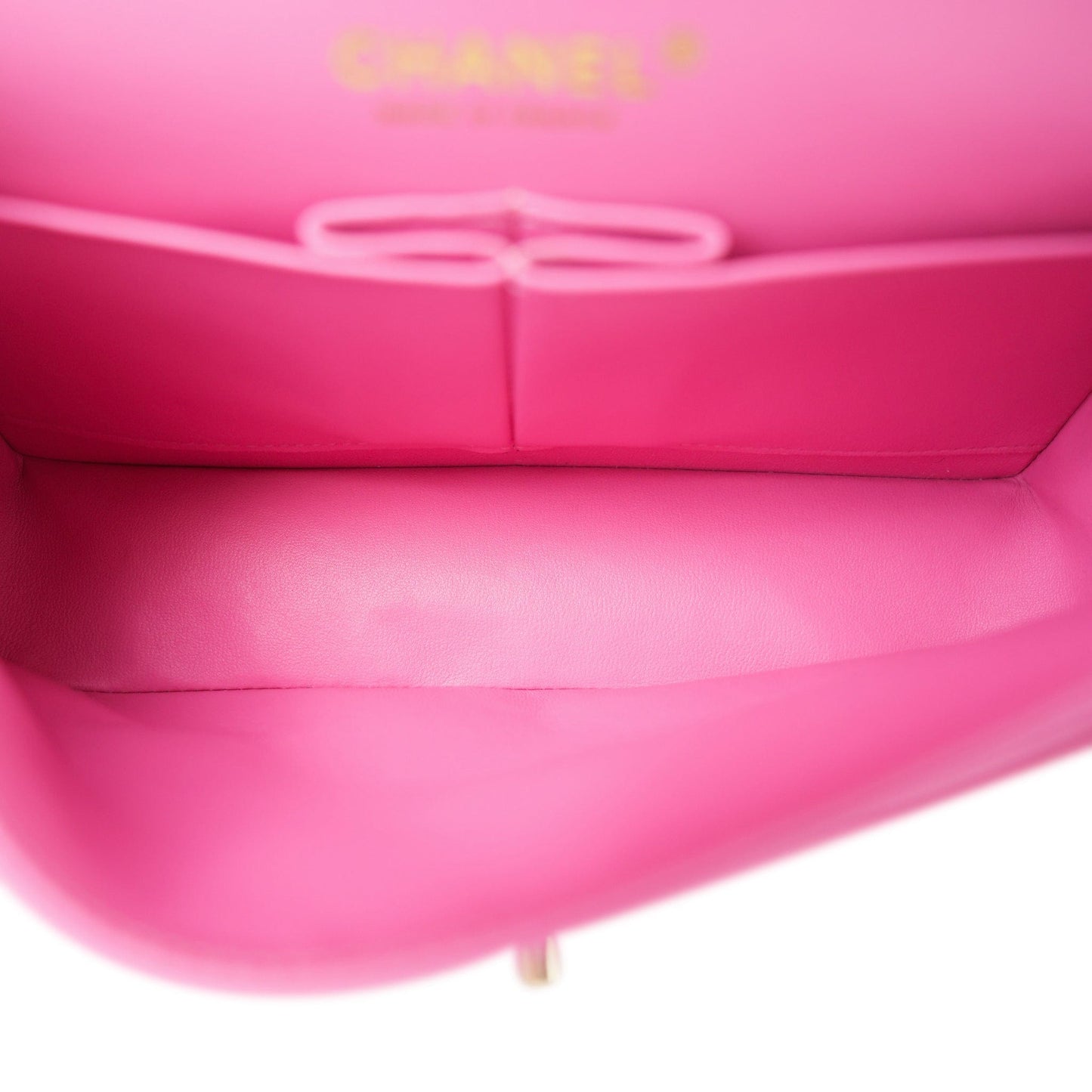 21P Pink Caviar Quilted Classic Flap Small LGHW