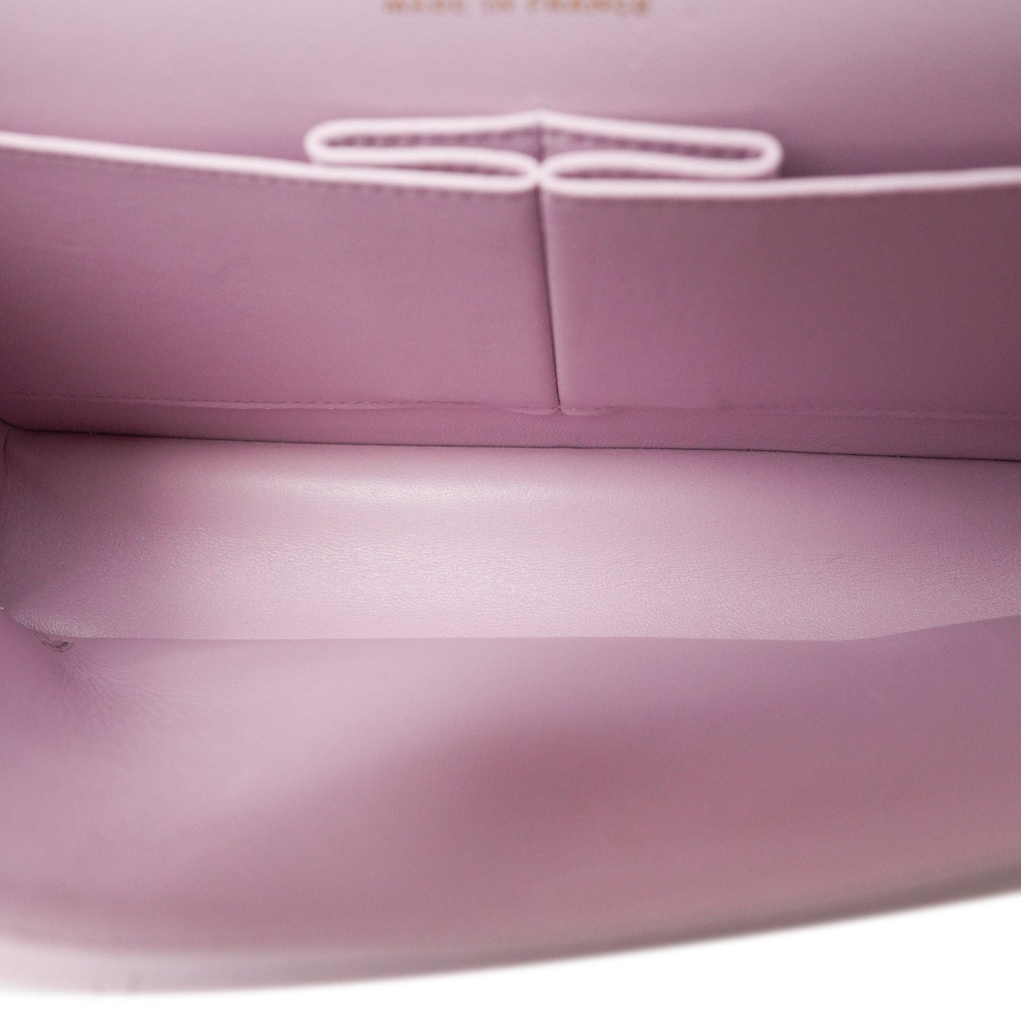 21S Light Pink Caviar Quilted Classic Flap Medium Light Gold Hardware