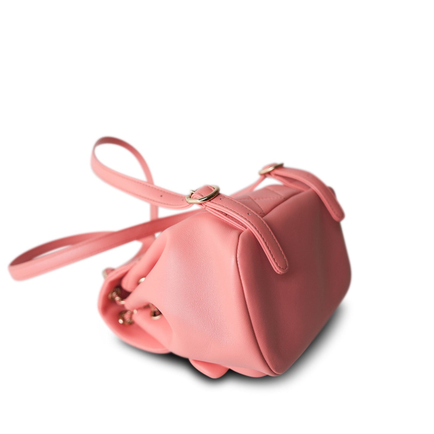 22A Coral/Pink Leather Duma Backpack Small LGHW