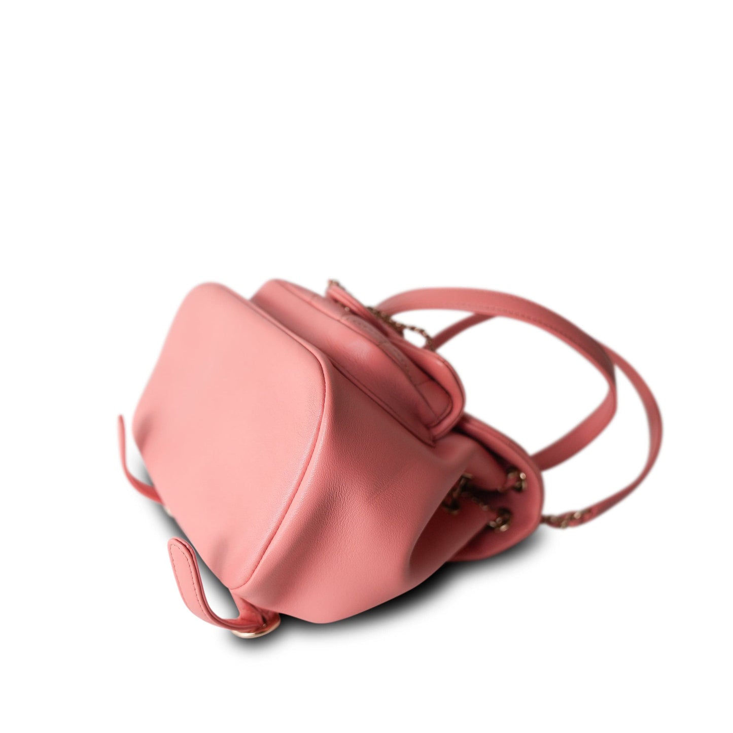 22A Coral/Pink Leather Duma Backpack Small LGHW