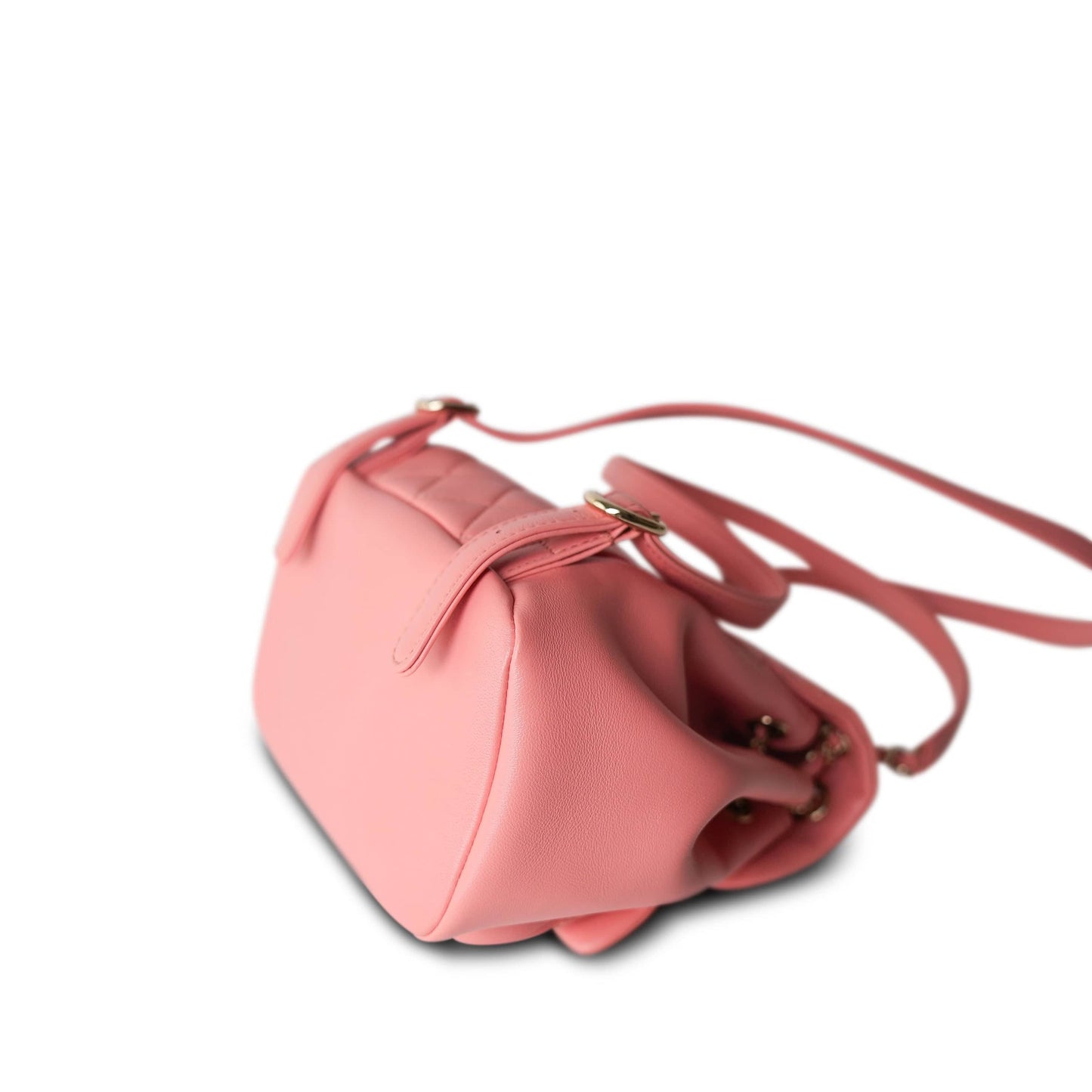 22A Coral/Pink Leather Duma Backpack Small LGHW