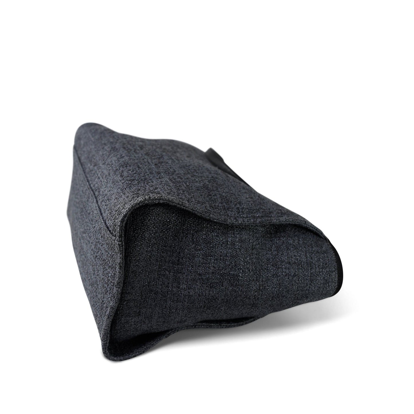 21S Navy/Black Raffia/Tweed Quilted Deauville Tote Large Light Gold Hardware