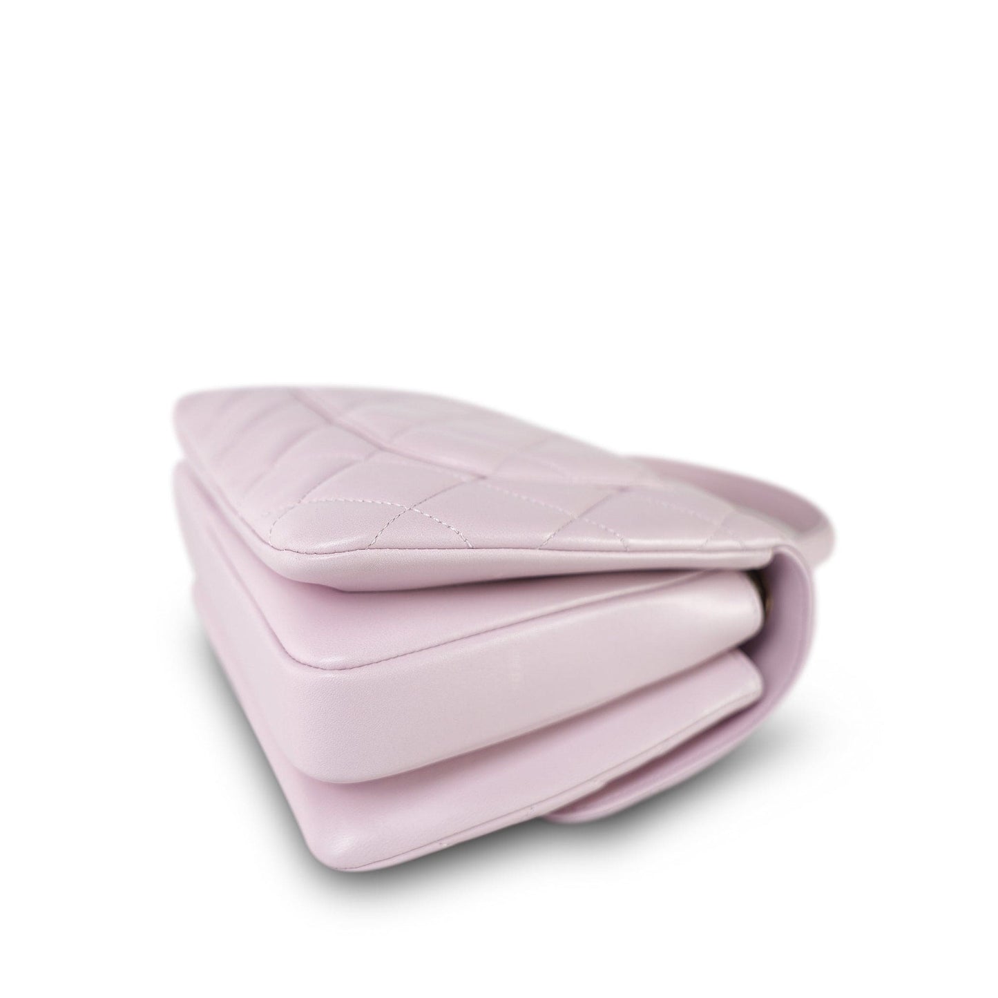 21S Light Pink Lambskin Quilted Trendy CC Small LGHW