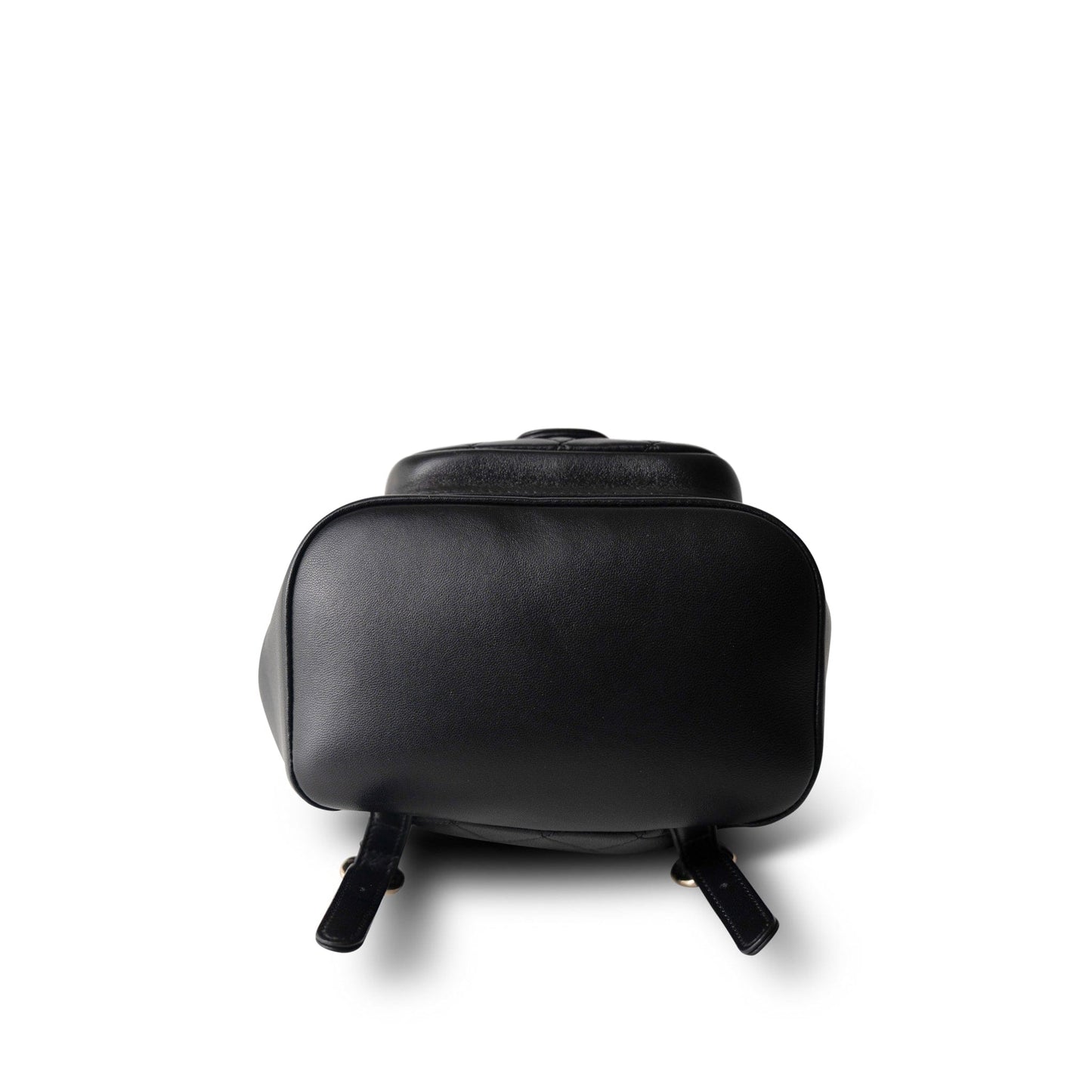 22A Black Lambskin Leather Duma Backpack Small LGHW