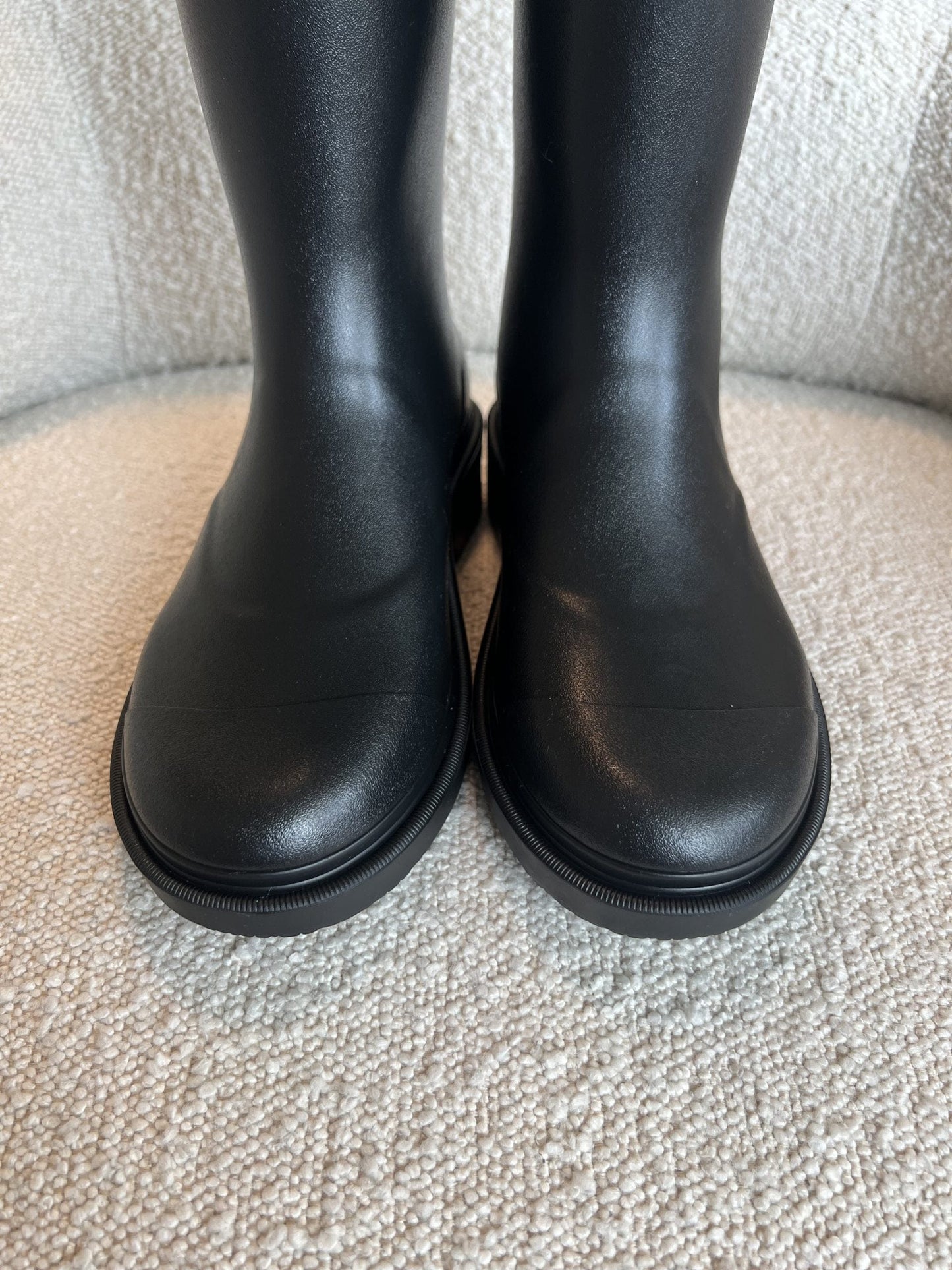 22A Caoutchouk CC High Boots Black